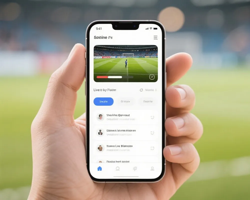 足球直播App展示